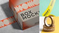 7985+ Packaging Tape Mockup Free PSD