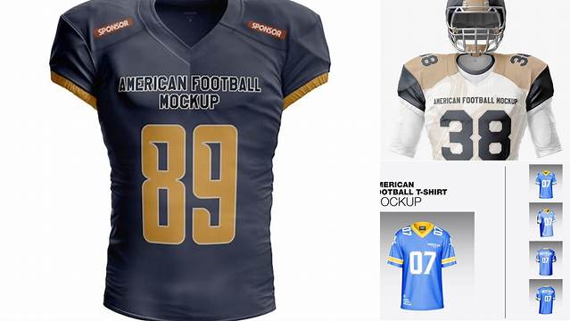 7986+ American Football Jersey Mockup Digital Download