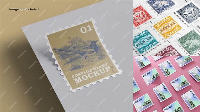 7986+ Postage Stamp Mockup Hight Resolution