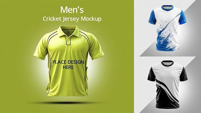 7994+ Cricket Jersey Mockup Psd PSD Download