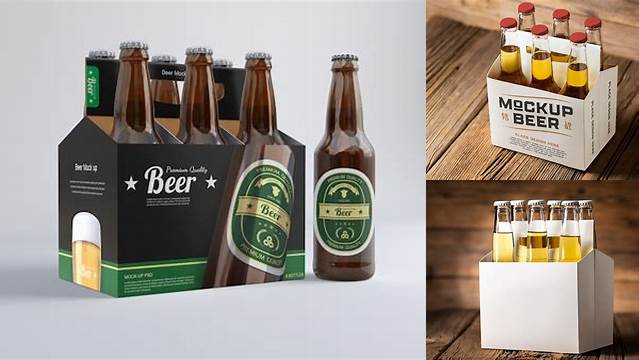 7997+ 6 Pack Beer Mockup Free For Free Download