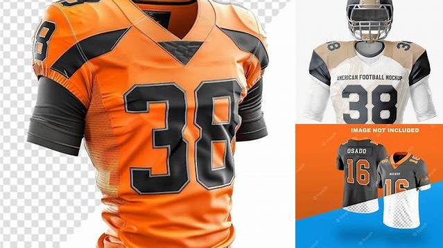 8003+ American Football Jersey Mockup Free PSD Free Download