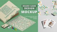 8008+ Board Game Free Mockup Download Premium Free PSD