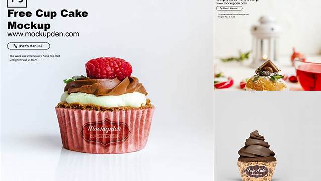 8009+ Cupcake Mockup Customizable PSD Templates