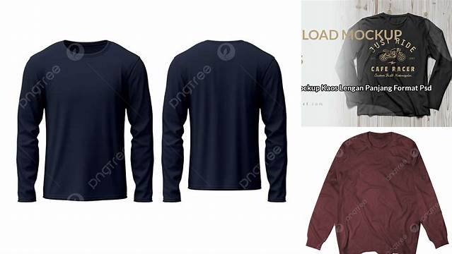 8009+ Mockup Kaos Lengan Panjang Psd Exclusive PSD Design Freebie