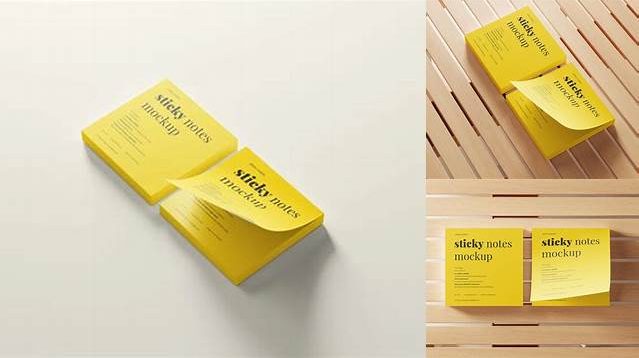 8012+ Sticky Note Mockup Free Smart PNG Image