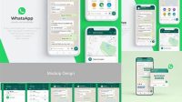 8014+ Mockup Whatsapp Business Include TIFF