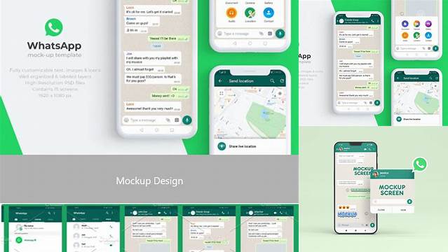 8014+ Mockup Whatsapp Business Include TIFF