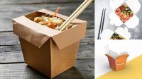 8022+ Wok Box Mockup Free Creative Design Resource