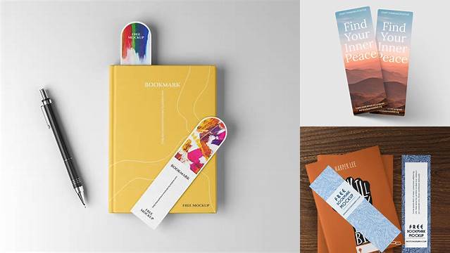 8023+ Mockup Bookmark Free Creative PSD Templates