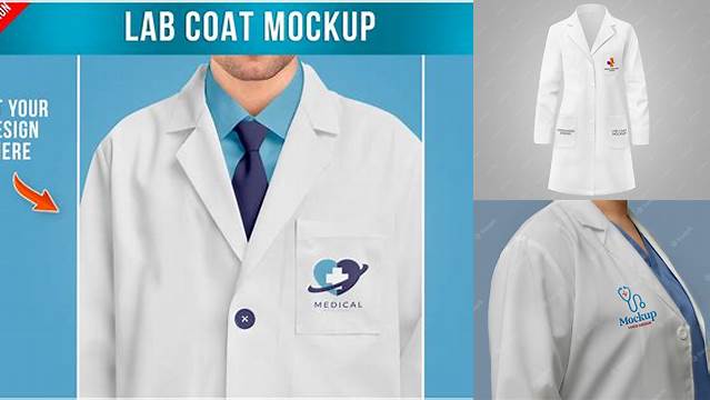 8026+ Lab Coat Mockup Psd PSD Download