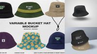 803+ Bucket Hat Mockup Free Modern Free PSD Template