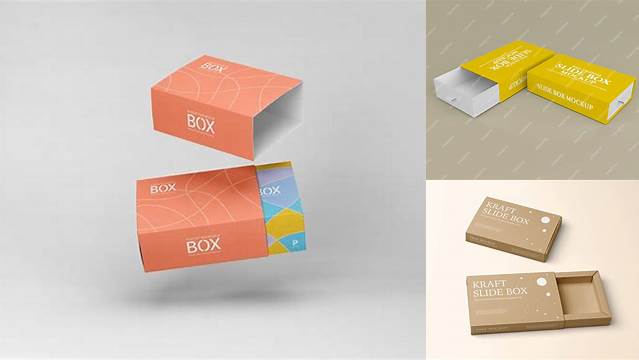 8033+ Slide Box Mockup High Resolution