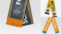 8046+ Soccer Scarf Mockup Free Professional PSD Resource