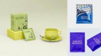 805+ Tea Sachet Mockup Free Mockup PSD Free Download