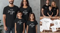 8055+ Family Tshirt Mockup Digital Download