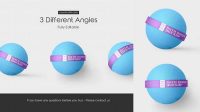 8061+ Bath Bomb Mockup Free Smart PNG Image