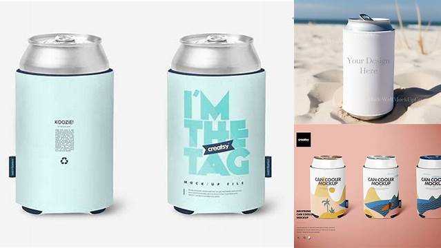 8063+ Free Koozie Mockup Best for Showcase