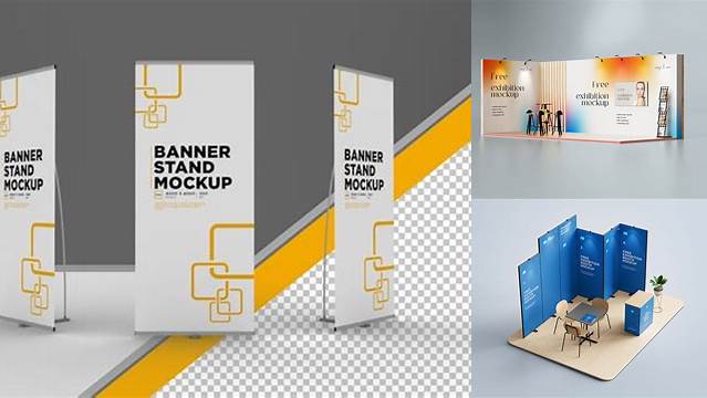 8067+ Mockups Exhibit Smart Layer PSD