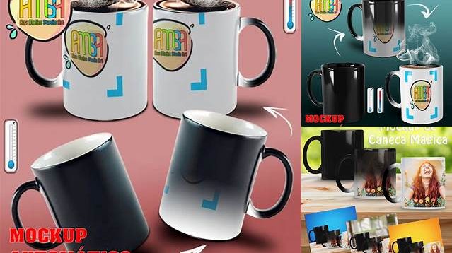 8088+ Mockup Caneca Mágica For Free Download