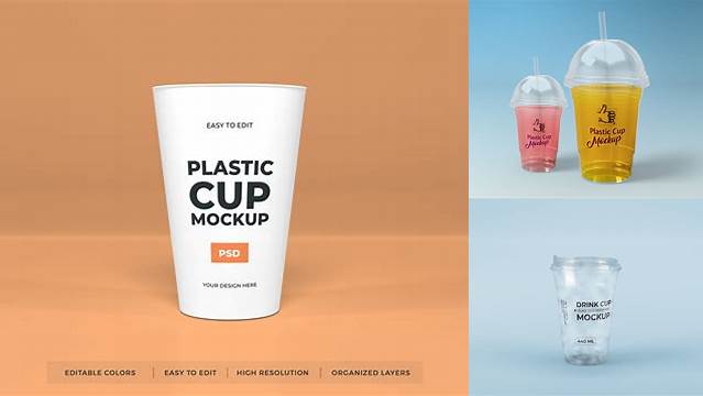 8103+ Plastic Cup Mockup Psd Free For Free Download