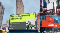 8103+ Times Square Billboard Mockup Best for Showcase