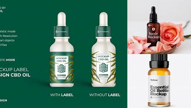 8107+ Cbd Oil Bottle Mockup Free Download Digital Download