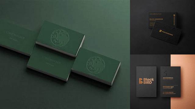 8111+ Business Card Emboss Mockup PSD Free Download