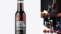 8114+ Soy Sauce Bottle Mockup For Free Download