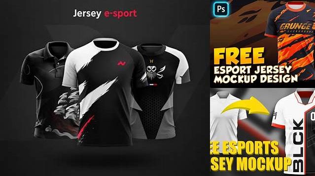 8115+ Esport Jersey Mockup Download Free