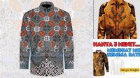 812+ Mockup Kemeja Batik Easy Editable