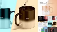 8125+ Magic Mug Animated Mockup Free Download Easy Editable