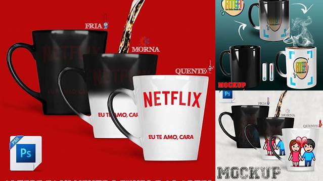 8127+ Mockup Caneca Magica Free PSD