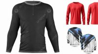 8135+ Long Sleeve Jersey Template Psd Smart PNG Image