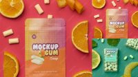 8138+ Chewing Gum Mockup Free Download Premium PSD Resource