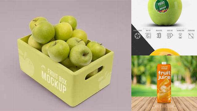 8138+ Fruit Packaging Mockup PSD File Download