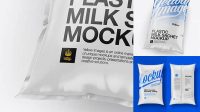 814+ Milk Sachet Mockup Free Design Resource