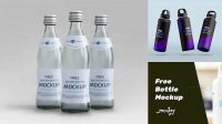 8142+ Bottle Mockup Online Free PSD