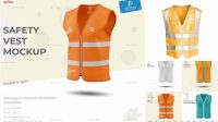 8143+ Safety Vest Mockup Psd Best Free Resource