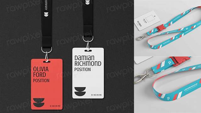 8147+ Lanyard Mockup Generator Easy Editable