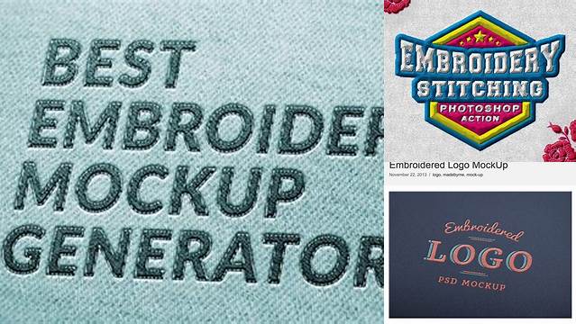 8149+ Embroidery Mockup Generator Include TIFF