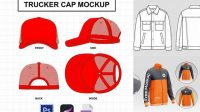 815+ Trucker Jacket Mockup Free Photoshop Mockup Design