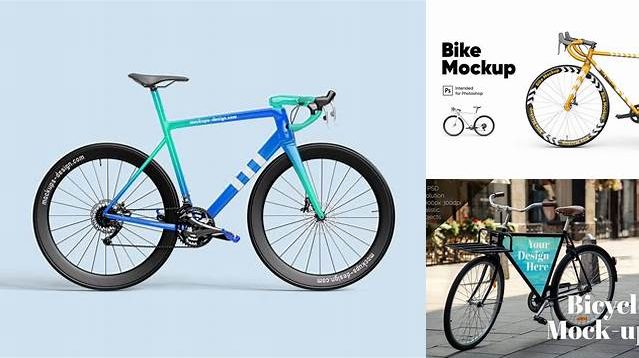 8152+ Bicycle Mockup Psd Free Include TIFF