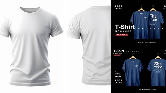 8152+ Shirt Template Png Mockup PSD