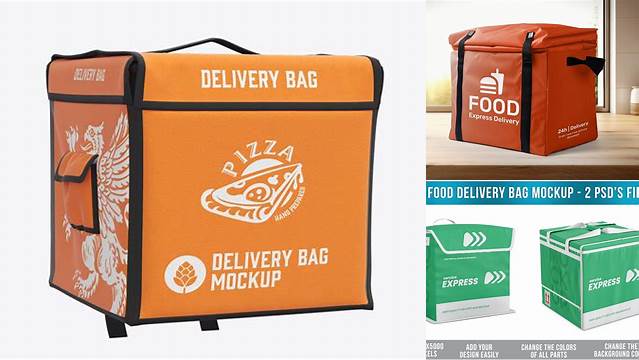 8155+ Food Delivery Bag Mockup Smart PNG Image