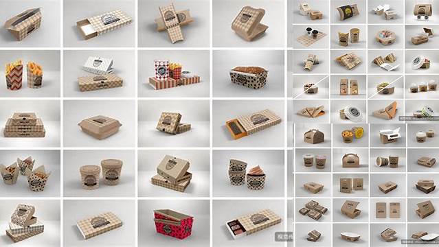 8161+ Paper Food Packaging Mockup Include TIFF