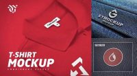 8166+ T Shirt Embroidery Mockup Digital Resource Free Download