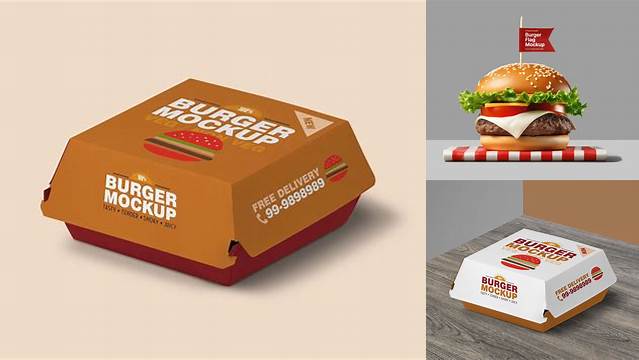 817+ Mockupburger Easy Editable