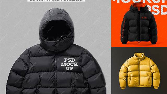 8170+ Puffer Jacket Mockup Psd Free Download Customizable PSD