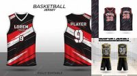 8171+ Template Desain Jersey Basket Easy Editable